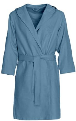 Dorian Home - Accappatoio Bambino Bambina in Microfibra Anallergico, Morbido, Leggero Salvaspazio Assorbente, Rapida Asciugatura con Cappuccio, Tasche, Cintura a Passanti e Gancio, Lavabile (no Stiro)