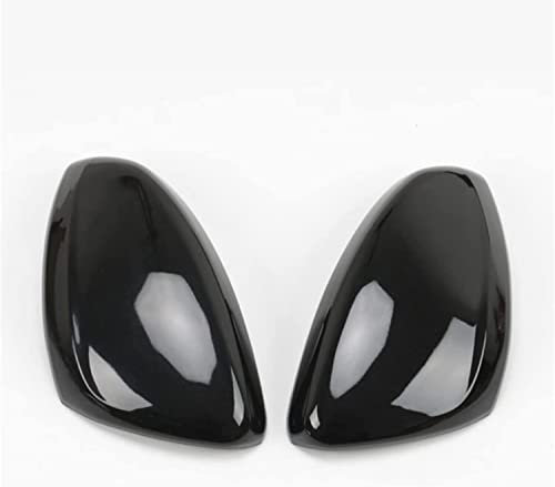 OLSIZ 2 PièCes boîtier de rétroviseur de Porte de Voiture Voiture Rétroviseur Protection Couverture pour Peugeot 208 2008 2014 2015 2016 2017 2018,B