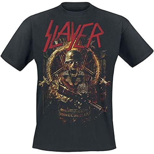 Slayer Comic Book Cover Männer T-Shirt schwarz L 100% Baumwolle Band-Merch, Bands, Nachhaltigkeit