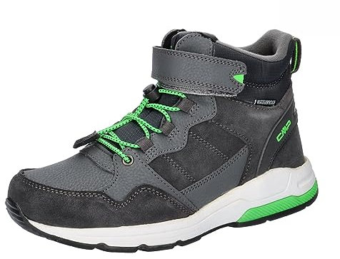 CMP Kids Hadil Leather Wp Urban Shoes – 3Q84524-J Walking Shoe, Titan, 38 EU