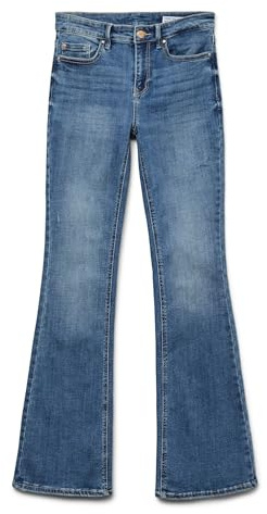 VERO MODA Female Ausgestellt VMFLASH Mid Rise Ausgestellt Jeans | Flared fit jeans