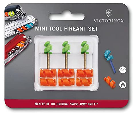Victorinox, Mini Tool FireAnt Outdoor - Green Fire Steel and Tinder kit