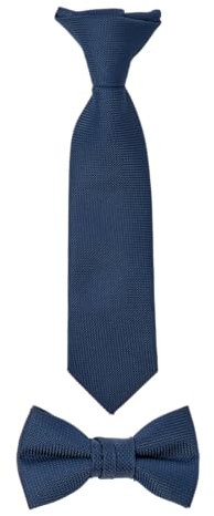 NAME IT Jungen Nmmfrode Multipack Krawatten & Fliegen-Set, Dark Sapphire, M