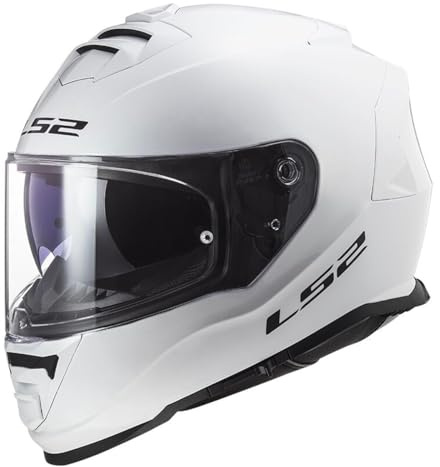 LS2, Casco Moto Integrale STORM II SOLID White, XS | Pinlock vorbereitet