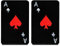 2 Stück Death Card Poker Rot A ACE Patch Militär Aufkleber Bänder Patch für Airsoft Cosplay Paintball Taktische Biker Kleidung Rucksack Uniform Weste Hundegeschirr