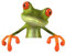Haloppe Leichte Frosch-WC-Aufkleber, Frosch, Badezimmer, wasserdicht, mattiertes PVC-Material, langlebige WC-Dekorationen, Abziehbilder, grün