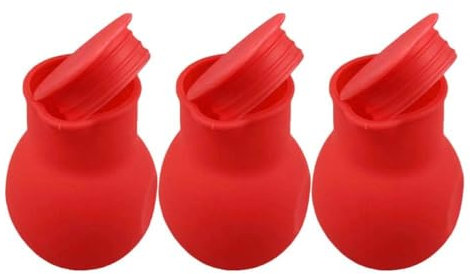 OKUMEYR 3stücke Silikon-schokoladenschmelztiegel Zum Schmelzen Von Schokolade Und Butter Erhitzen Von Milch Und Soßen Backtopf Für Mikrowelle Mit Abnehmbarem Deckel Und Ausgießer