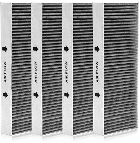4 Aktivkohlefilter Für Bora Basic BAKFS Und BHU BIU BFIU Umluft Kochfeldabzug Filter Dunstabzugshaube 2x2er Set