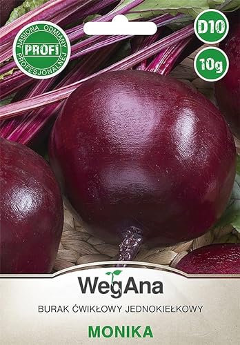 WegAna Monika Rote Beete Samen 10 g, Robuste Gemüsesamen, Gemüse Samen, Samen Anzucht