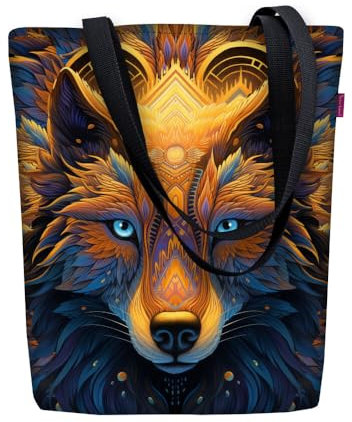 Bertoni Tasche Schultertasche Einkaufstasche Umhängetasche Shopper Tote Bag Handtasche Codura Mit Reißverschluss Sunny 40x36x2 cm Floyd