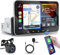 Inefala Autoradio 1 Din Android 15 2G+32G con Schermo da 7 Wireless Carplay Android Auto Touchscreen Stereo Auto con Bluetooth WiFi GPS RDS/FM SWC USB Mic Retrocamera
