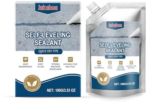 Generic Acrylic Concrete Crack Repair Adhesive, Clear Paste, Waterproof & Weather-Resistant, Quick Setting, 100g