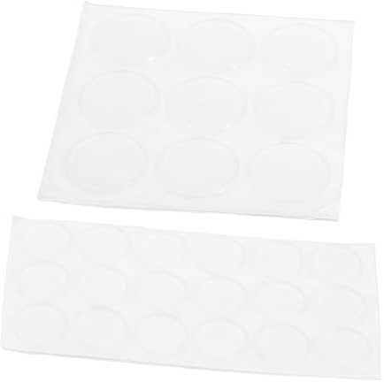Homoyoyo 27pcs Toilet Seat Stabilizer Kit Bumper Pads Adhesive Seat Covers Bidets Attachment Noise Reduction Easy Install
