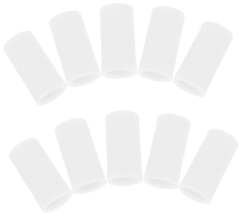 NIYANGLE 5paare Fingermanschetten Wiederverwendbar Gelenkabdeckung Schutz Schutzhülle Fingerzubehör Fingerschutzmanschette Gelenkschutzmanschetten Fingerabdeckung