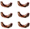WRITWAA 3 Paires De Faux Cils Jaunes Halloween Faux Cils Maquillage Extensions De Cils