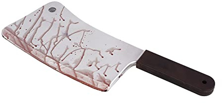 Realistic Foam Weapon Prop Life-Size Costume Accessory Halloween Cosplay Fancy Dress Multiple Styles (Butcher Knife)