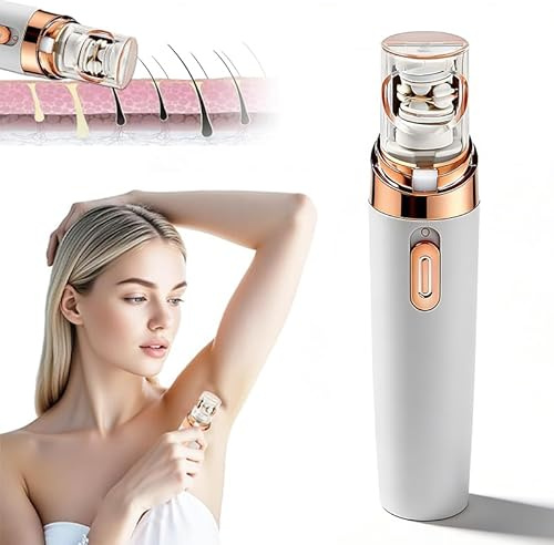 Epilierer für Frauen, Elektrischer Epilierer Damen mit LED-Lich und USB-Ladekabel, Schmerzfreie und Effiziente Haarentfernung, für Körper,Gesichts,Kinn,Arme,Bikini