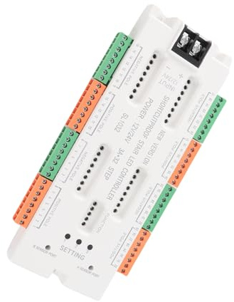 TIKATARER Controller Luci Scale LED con Sensore di Movimento DC12V-24V, Controller Luci Scale Automatico, Accessorio di Illuminazione Intelligente, Ideale per la Casa, il Centro Commerciale e il