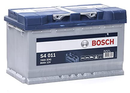 Bosch S4011 - Batterie Auto - 80A/h - 740A - Technologie Plomb-Acide - pour les Véhicules sans Système Start/Stop
