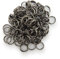 WEBandBUY Schlüsselringe/Split Rings 8mm Durchmesser Farbe Schwarz/Gun Metall 15g ca.100 STK