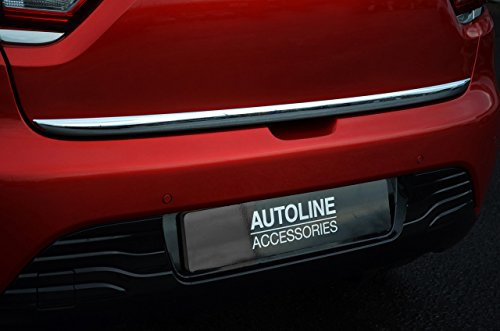 Pièces et accessoires ALVM : garniture chromée pour hayon arrière, compatible avec Clio IV (2012+)