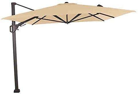 Siena Garden Ampelschirm Sunset N+ anthrazit/ecru 350x260cm