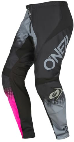 O'NEAL Element Women´s Pants RaceWear V.22, Nero/Grigio/Rosa, 7/8 (32)