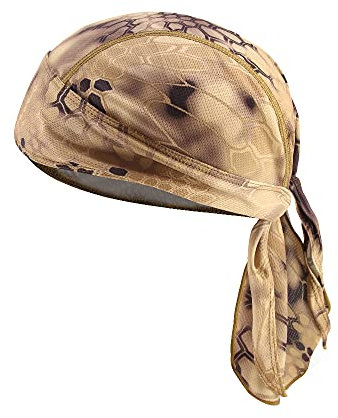 ikasus Unisex Sports Bandana Cap Mütze Kopftuch,Fahrrad Kopfbedeckung Atmungsaktiv UV Schutz Kopftuch Pirat Cap Bandana Fahrrad Motorrad Stirnband Biker Hat Helmmütze Schnell Trocknender Sonnenschutz