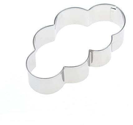 Reland Sun 1 emporte-pièce en forme de nuage pour fondant, chocolat, biscuit, tampon en acier inoxydable