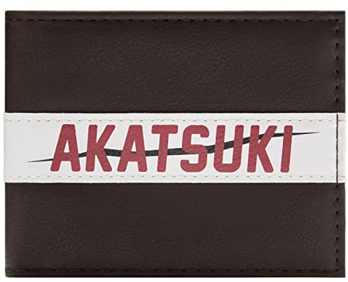 Shinobi Ninja Akatsuki Dawn Cloud Team Geldbörse/Geldbeutel Zweifach ID & Kartenhalter, Braun