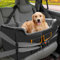 UNICITII Dog Car Seat for Small Dogs, Elevated Dog Booster Seat Pet Travel Carrier Bed for Car with Adjustable Straps Pet Car Booster Seat for Small Dogs Cats