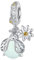 NINGAN Glühwürmchen-Anhänger, der im Dunkeln leuchtet 925 Sterling Silber Charms Anhänger mit leuchtendem Stein Geeignet für Damen Armband Halskette Geburtstag Geschenk