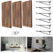 XiyaxiVici Lot de 3 étagères en Panneau perforé avec 6 Crochets en métal pour Panneau perforé Pegboard Shelf Set Rangement Mural Accessoires pour Maison Garage Cuisine Supermarché 15x29 cm
