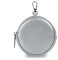 stylx Fashion You Want Damen Münzbörse aus echtes Leder, kleine Geldbörse mit Reißverschluss, Mini Portemonnaie Coin Pocket für Frauen Mädchen Kinder (Silber)