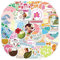 Eugelrom Aufkleber Packung, 50 Stück Wasserfeste Vinyl Aufkleber, Geeignet für Jugendliche/Kinder Mobiltelefon Laptop Koffer-fourth wing (Coconut girl)