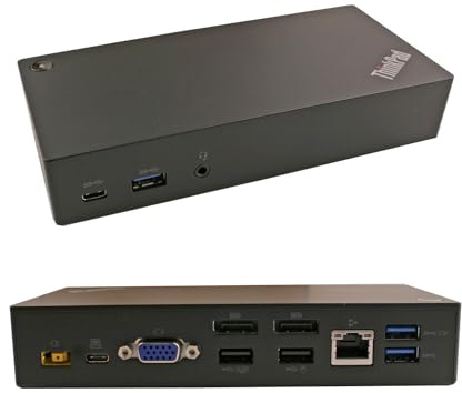 Lenovo Thinkpad Dockingstation 40A9 USB-C USB 3.2 Ohne Netzteil