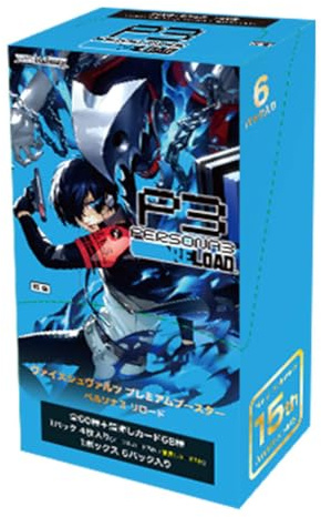 Bushiroad Boîte de Recharge Weiss Schwarz Premium Booster Persona 3-6 Paquets de 4 Cartes chacune - 60 Types normaux + 68 Types parallèles - Collectible Card Game Booster Packs