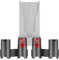 LESAMG Dockingstation, Erweiterungsregal, Halterung für Dyson V7, V11, V8, V10, V12, V15, Staubsauger-Aufsatz, Organizer, Grau