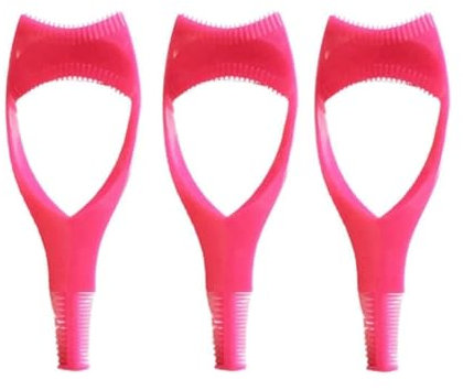 Qerwsdty Eyelashes Tools Mascara Shield Applikator für Obere und Untere Wimpern, Rosenrot