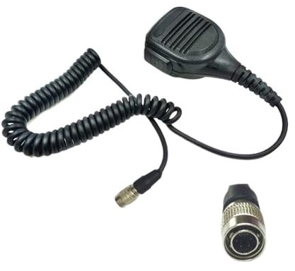 VISIYUBL Schnelltrennstecker Handmikrofon Walkie Talkie Passend for Harris XL-185P XL-200P XG75 P5500 P7300 Radio 6-poliger Adapter