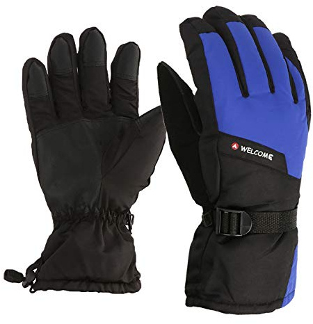 Dinglong Gant Thermique Anti Froid D'hiver Ski Sports Coupe-Vent Mitaines Neige Coffre-Fort Chaud Homme D'extérieur Ski Gants De Ski Chauds Gants De Ski Gants De Neige Gant Ski Homme