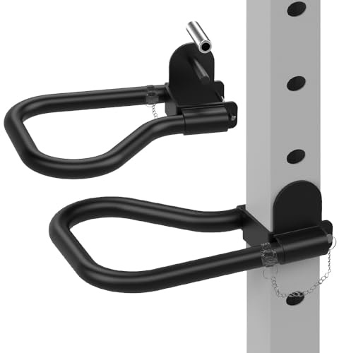 Kipika Power-Rack-Zubehör für 5/8 und 1 Löcher - Hochbelastbare Heimfitnessausrüstung für 2x2 oder 3x3 Squat Racks für Dips, Inverted Rows, Liegestütze, Australian Pull-ups