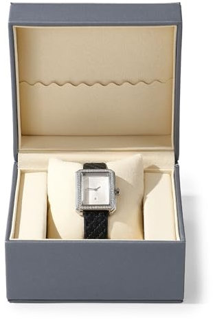 Papten Boîte À Montres En Cuir, Étui De Rangement Pour Montres Connectées Et Montres-bracelets, Avec Coussin Pour Montre Et Compartiment Pour Cartes Cadeaux. Idéal Comme Cadeau (gris)