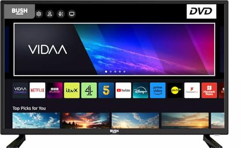 Bush 32 Inch F32V6D Smart FHD LCD Freeview TV & DVD Combi