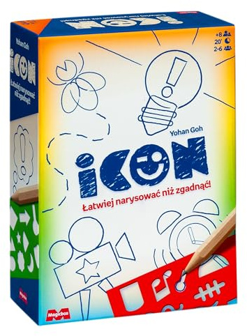 MAGICBOX Icon - Juego de Mesa de Dibujo | Party Game para Jugar con Amigos y Familia - De 2 a 6 Jugadores | Diversión y Risas Aseguradas | A Partir de 10 años