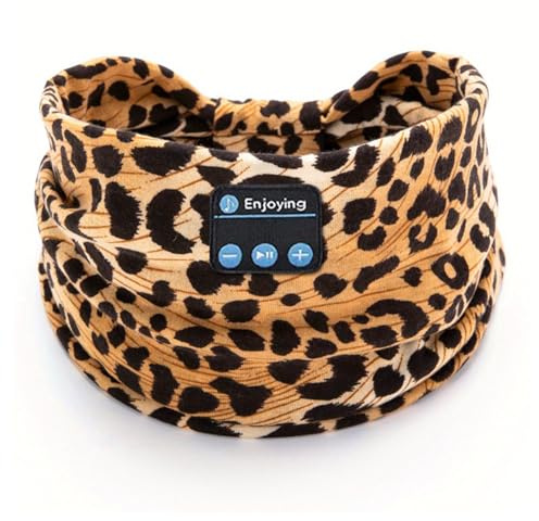 fesoklaf Schlafkopfhörer Bluetooth Stirnband Wireless Sport Stirnband Kopfhörer mit Stereo-Lautsprechern zum Schlafen, Laufen, Joggen, Workout, Yoga, Reisen, Meditation für Männer und Frauen