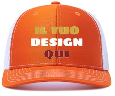 Kustima Cappello Personalizzato, Cappello da Baseball Personalizzato, Cappellino con Visiera Foto/Logo/Testo, Cappellos Trucker Classico per Uomo e Donna