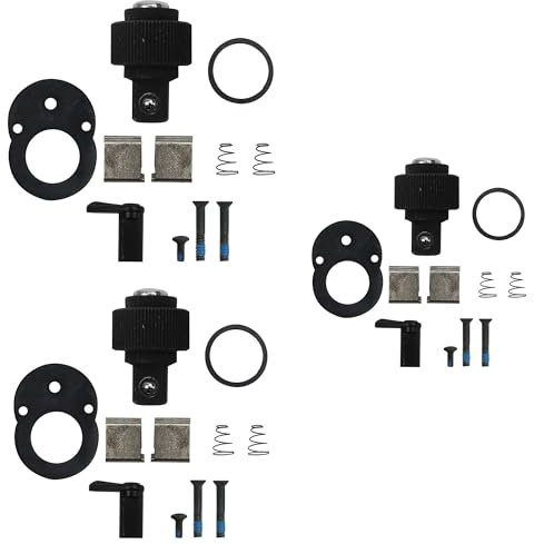 3 Set 3/8 1/4 1/2 Ratchet Repair Kit for Craftsman, 72 Teeth Snap On Socket Wrench Part Repair Accessories, Small Rachet Wrenches Drive Socket Wheels Tools for Stanley for Proto Torque J6064RK