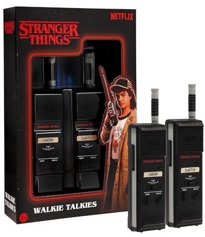 Stranger Things - WALKIE Talkie Elektronisches Spielzeug Zwei Walkie-Talkies Zur Kommunikation Über Funkwellen, Inspiriert Von Der Serie Stranger Things