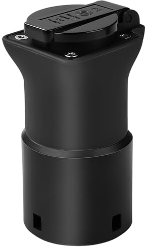 TKSE V2L Adapter Kompitable Mit Renault, 16A 230V Fahrzeug-zu-Last Adapter | 3,5KW Typ 2 auf Schuko AutoAdapter für Renault 4/5 Fahrzeuge Müssen V2L-Funktionen Unterstützen